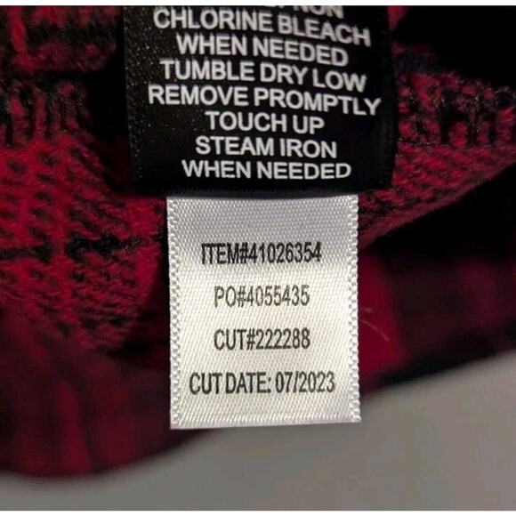 Torrid Plaid Brushed Cotton Flannel Shacket Womens Size 2 Red Black Plus Size E - Picture 4 of 8